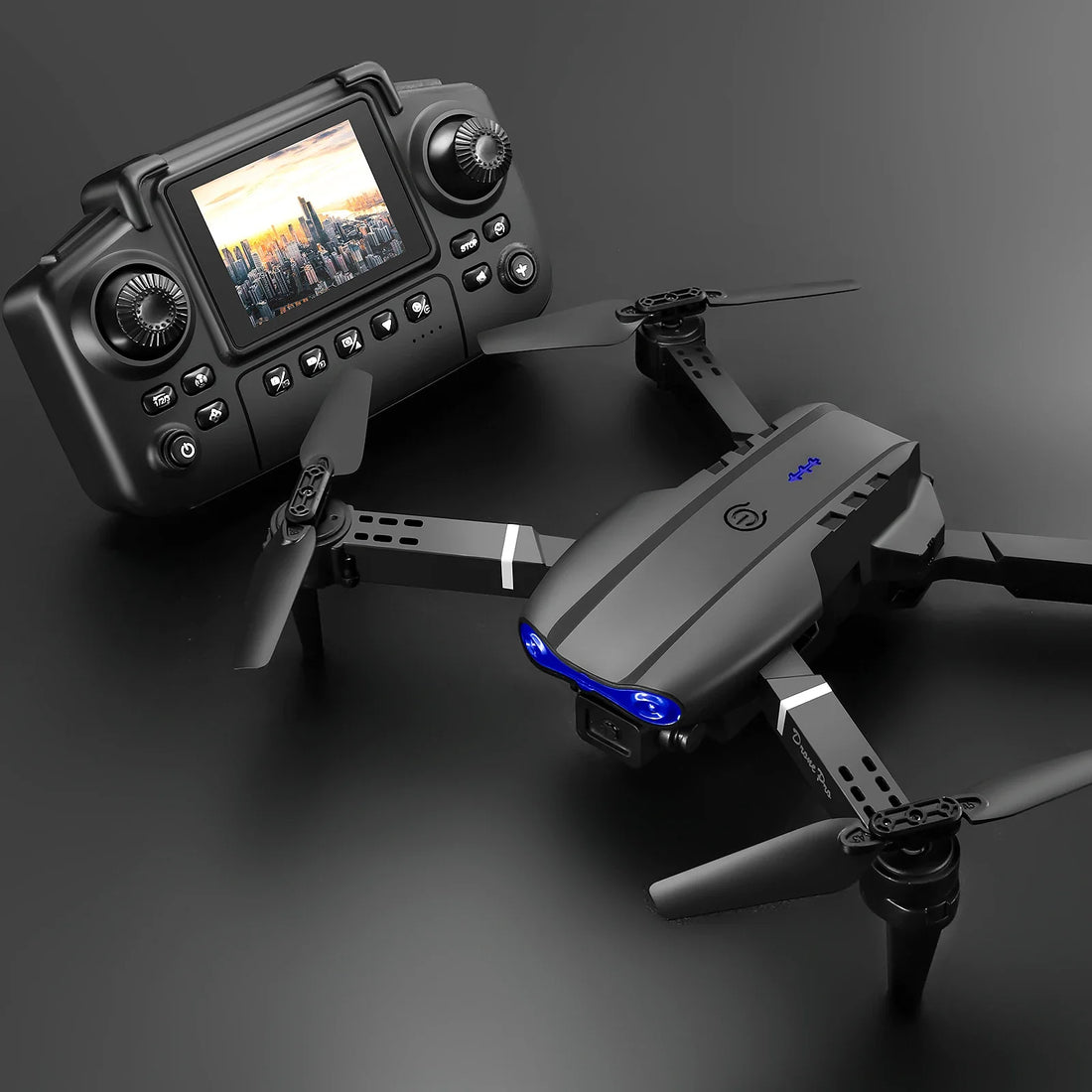 My Store E99 Drone Camera with high-resolution camera and sleek design, ready for aerial photography and videography.