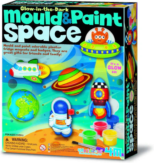 Dark Mold & Paint Space Kit from My Store featuring black mold, paint supplies, and space-themed modeling tools for creative projects.