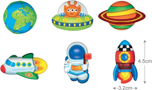 Dark Mold & Paint Space Kit from My Store featuring black mold, paint supplies, and space-themed modeling tools for creative projects.