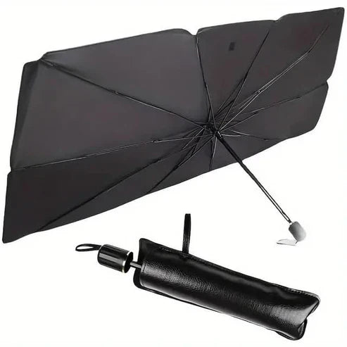 Portable Denx Car Umbrella from My Store, compact and lightweight with a sturdy canopy for vehicle protection.