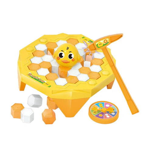 Duck Trap Game by My Store featuring colorful plastic ducks in a trap-shooting game setup.