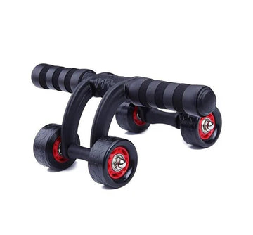 Two-wheel hand pusher from LORDEX FITNESS with ergonomic handles for easy maneuvering and effective workout.